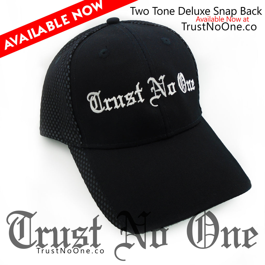 Deluxe two tone Trust No One hats