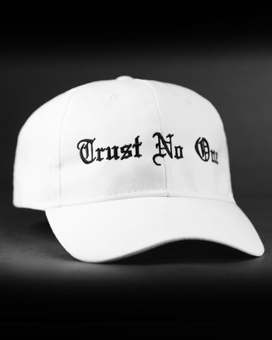Special Edition Face of Trust No One Snap Back - White Hat Cap Ball Snapback TN1 TNO TrustNoOne TrustNo1