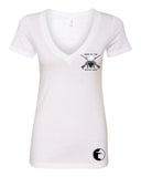 Women's Molon Labe Graphic V-Neck T-Shirt
