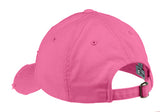 Trust No One Pink Distressed Hat