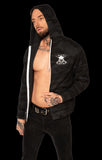 Unisex Trust No One Molon Labe Zip-Up Hoodie