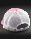 Trust No One Pink White Sticking Trucker Mesh Snap Back Snapback Hat Cap Ballcap 