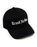 Trust No One - Fitted Curved Bill Hat -Black TN1 Clothing Apparel Hats