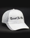 White Trust No One Two Tone Deluxe Snap Back Cap Snapback TN1 TNO TrustNo1 Clothing Apparel Fitness