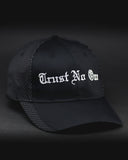 Trust No One Two Toned Black Snap Back Curved Bill Hat Clothing Cap Snapback Velcro TN1 TrustNo1 TNO
