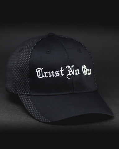 Trust No One Two Toned Black Snap Back Curved Bill Hat Clothing Cap Snapback Velcro TN1 TrustNo1 TNO