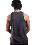 Men's Charcoal Burnout Injected Tank Top Shirt Tanktop Trust No One TrustNoOne TrustNo1 TN1 TNO WifeBeater Wife beater Workout clothing lifting gear gym apparel