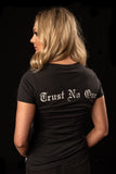 Women's Betrayal Graphic V-Neck - Black
