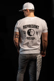 Trust No One Men's Represent T-Shirt - White